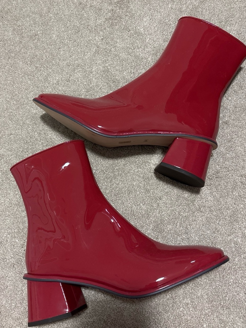 Coach Gigi Patent Leather Ankle Boot